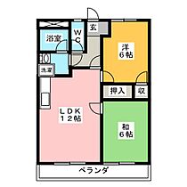 ハイツ園城  ｜ 岐阜県羽島郡笠松町円城寺（賃貸マンション2LDK・3階・49.50㎡） その2