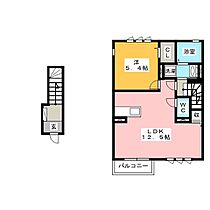 プルミエール結 202 ｜ 岐阜県岐阜市六条大溝３丁目8番16（賃貸アパート1LDK・2階・43.60㎡） その2