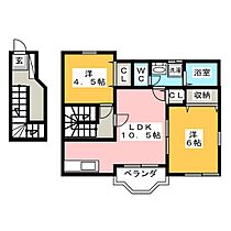 エントピア・ハイムＡ棟  ｜ 岐阜県羽島郡笠松町米野（賃貸アパート2LDK・2階・58.53㎡） その2