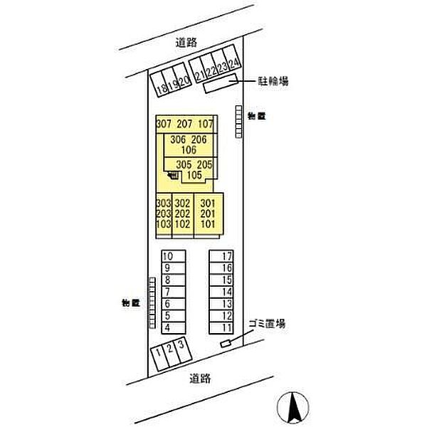 トリシア西岐阜 201｜岐阜県岐阜市市橋４丁目(賃貸アパート2LDK・2階・58.62㎡)の写真 その3