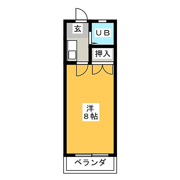 ライフステージ ｜岐阜県岐阜市茜部野瀬１丁目(賃貸マンション1K・2階・21.42㎡)の写真 その2