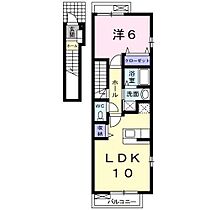 Ｌｉｅｎ（リアン）II  ｜ 岐阜県岐阜市南鶉７丁目（賃貸アパート1LDK・2階・42.37㎡） その2