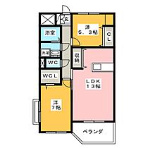 サンハイツオギソ  ｜ 岐阜県羽島郡岐南町上印食１丁目（賃貸マンション2LDK・3階・60.00㎡） その2