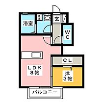 サンライズＹ  ｜ 岐阜県岐阜市薮田南４丁目（賃貸アパート1LDK・1階・30.51㎡） その2