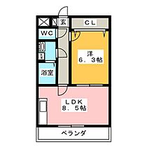 花水木  ｜ 岐阜県岐阜市六条北４丁目（賃貸マンション1LDK・1階・40.00㎡） その2