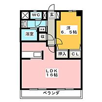 サンビーム八代  ｜ 岐阜県岐阜市今嶺２丁目（賃貸マンション1LDK・3階・51.03㎡） その2