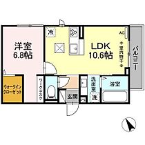 D-ROOM石原瀬 201 ｜ 岐阜県羽島郡岐南町石原瀬２丁目102番1（賃貸アパート1LDK・2階・41.68㎡） その2