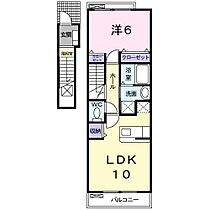 クリアネスＪ  ｜ 岐阜県岐阜市茜部野瀬１丁目（賃貸アパート1LDK・2階・42.80㎡） その2