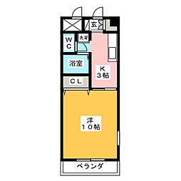 間取図画像 1K