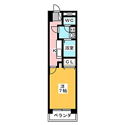 AddSquare 1Kの間取図画像