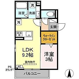 raum Y 1LDKの間取図画像