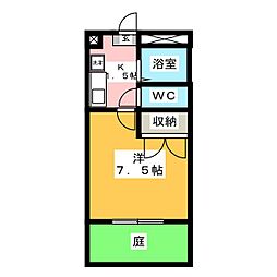 スマイルジョイ 1Kの間取図画像