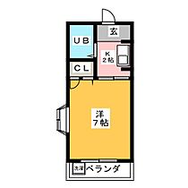 メゾンＳＳ  ｜ 岐阜県岐阜市尻毛２丁目（賃貸マンション1K・3階・21.60㎡） その2