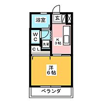 パインリーフ北郷  ｜ 岐阜県岐阜市太郎丸北郷（賃貸マンション1R・1階・18.13㎡） その2