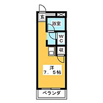 エントピア岐阜  ｜ 岐阜県岐阜市三田洞（賃貸マンション1R・3階・22.14㎡） その2