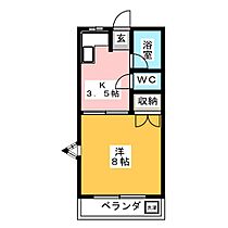 ＭＩＴＡ　ＨＯＵＳＥII  ｜ 岐阜県岐阜市三田洞東１丁目（賃貸アパート1DK・2階・28.80㎡） その2