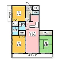 ナガラアンクレー  ｜ 岐阜県岐阜市長良宮路町３丁目（賃貸マンション3LDK・4階・67.35㎡） その2