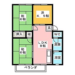 間取図画像 3DK