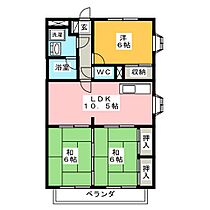 クローバーガーデンＢ棟  ｜ 岐阜県岐阜市菅生１丁目（賃貸マンション3LDK・1階・64.26㎡） その2