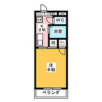 グランデＭ・Ａ・Ｓ  ｜ 岐阜県岐阜市北柿ケ瀬（賃貸マンション1K・2階・22.05㎡） その2