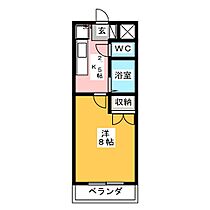 レスポワール中野　北棟  ｜ 岐阜県岐阜市上土居（賃貸マンション1K・3階・24.57㎡） その2