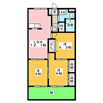 シャングリラ弐番館  ｜ 岐阜県岐阜市中西郷１丁目（賃貸マンション3LDK・1階・66.00㎡） その2