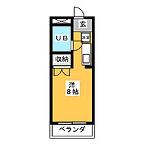 ＴＯ・ＢＥＧＩＮ　2  ｜ 岐阜県岐阜市黒野（賃貸マンション1R・2階・19.80㎡） その2