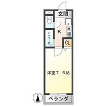 スカイレジデンス  ｜ 岐阜県岐阜市大学北３丁目（賃貸マンション1K・2階・21.00㎡） その2