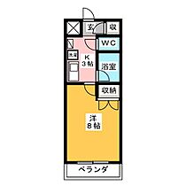 グリーンベル  ｜ 岐阜県岐阜市折立（賃貸マンション1K・4階・24.00㎡） その2