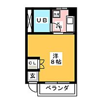 マンション小森  ｜ 岐阜県岐阜市粟野東１丁目（賃貸マンション1K・2階・24.50㎡） その2