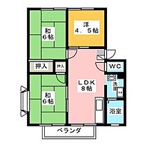 アークビラＫ　Ｃ棟  ｜ 岐阜県岐阜市黒野（賃貸アパート3LDK・2階・51.79㎡） その2