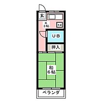 サンメゾン24　Ｃ棟  ｜ 岐阜県岐阜市洞（賃貸マンション1K・1階・19.44㎡） その2