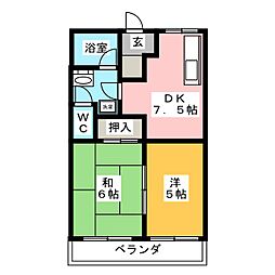 間取図画像 2DK