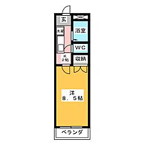 エントピア岐阜II  ｜ 岐阜県岐阜市三田洞（賃貸マンション1K・2階・23.85㎡） その2