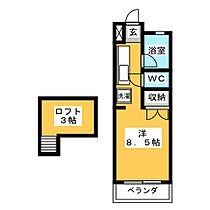 マスキャン黒野  ｜ 岐阜県岐阜市黒野南３丁目（賃貸マンション1R・4階・21.26㎡） その2