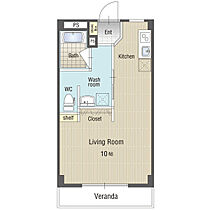 Ｕ・ＴＯＰＩＡ　31  ｜ 岐阜県岐阜市古市場（賃貸マンション1K・3階・21.00㎡） その2