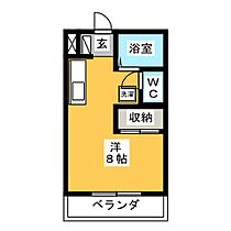 マスキャン長良  ｜ 岐阜県岐阜市福光東２丁目（賃貸マンション1R・4階・23.50㎡） その2