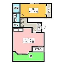 マリアージュ　II  ｜ 岐阜県岐阜市大福町６丁目（賃貸アパート1LDK・1階・55.12㎡） その2