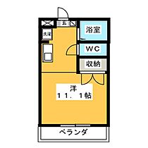 ひまわりはうす  ｜ 岐阜県岐阜市太郎丸諏訪（賃貸アパート1R・2階・28.85㎡） その2