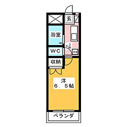 間取図画像 1K