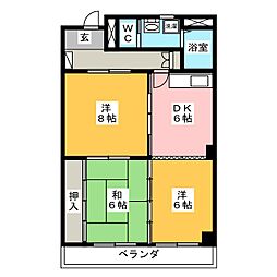 間取図画像 3DK