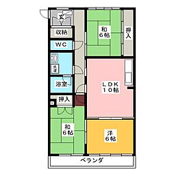間取図画像 3LDK