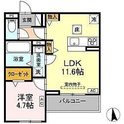 間取図画像 1LDK