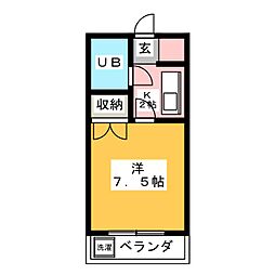 間取図画像 1K