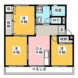 間取図画像 3DK