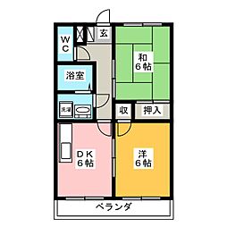 間取図画像 2DK