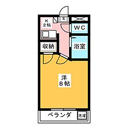 間取図画像 1K