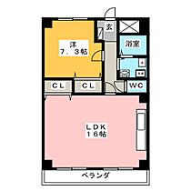 ＣＡＳＡ本郷  ｜ 岐阜県岐阜市本郷町５丁目（賃貸マンション1LDK・5階・55.06㎡） その2