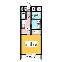 キャッスルヒルズ柳ヶ瀬  ｜ 岐阜県岐阜市神田町３丁目（賃貸マンション1K・10階・29.52㎡） その2