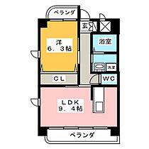 Ｔ’ｓ　ｉｏｒｉ  ｜ 岐阜県岐阜市庵町（賃貸マンション1LDK・8階・40.02㎡） その2